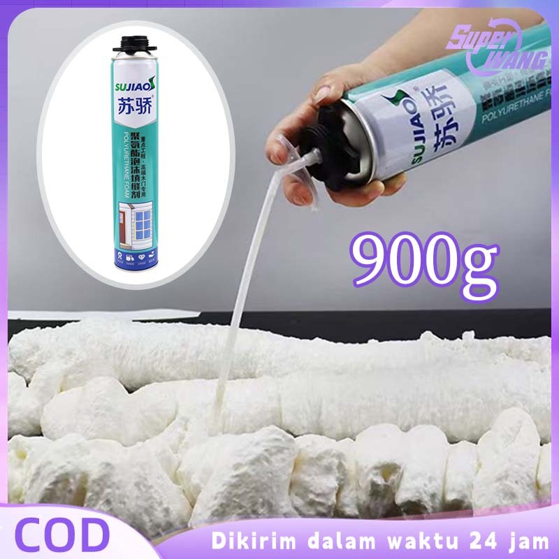 Sealant Foam Spray Durable 900g Pu Spray Foam Non Toxic Foam Spray Sealant Foam Pu Spray Anti Leakag