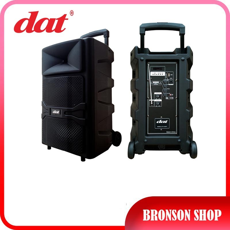 SPEAKER PORTABLE BLUETOOTH DAT DT 1210FT 12 INCH DAT DT 1210 FT MIC WIRELESS ORI DAT
