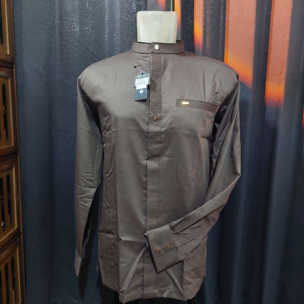 Koko Lengan PANJANG Al-Wafa Bahan TOYOBO  koko Al-Wafa Lengan PANJANG