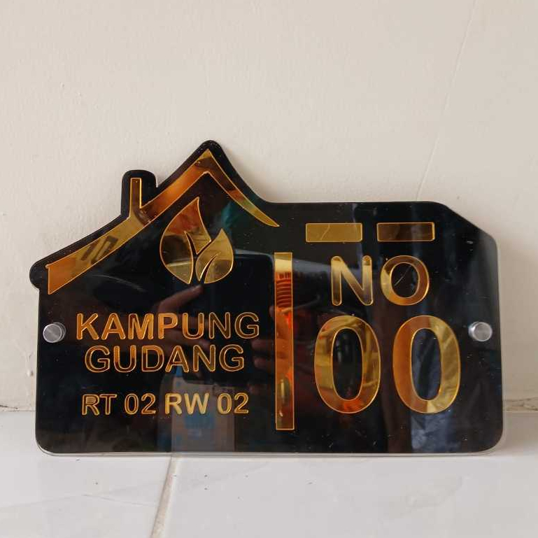 Alamat Rumah Full Akrilik, Alamat Rumah Desain Modern