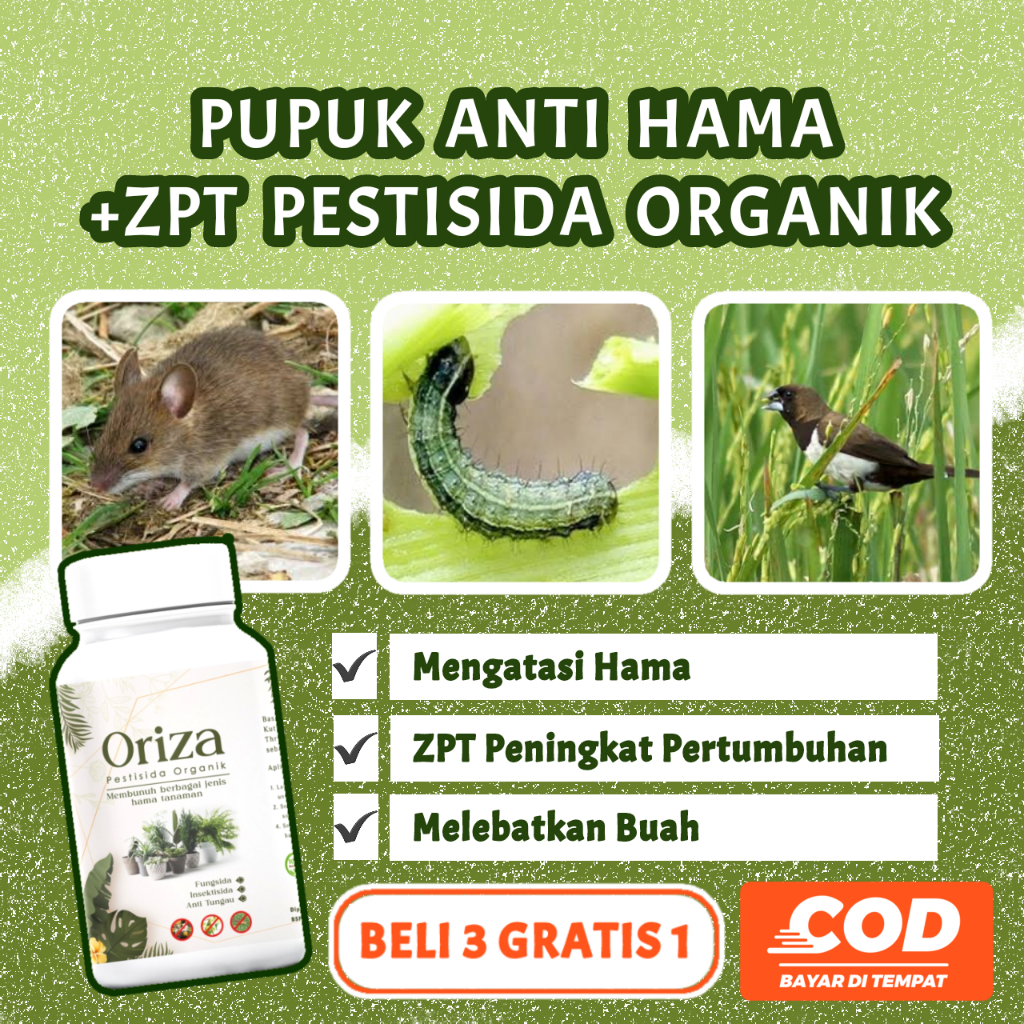 Oriza Pupuk Organik Insektisida dan Fungisida Alami