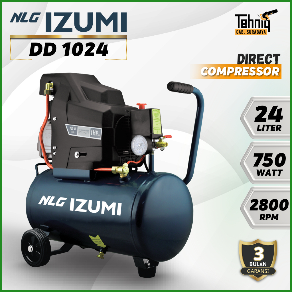 Izumi Dd-1024 Direct Compressor Mesin Kompresor Angin Listrik