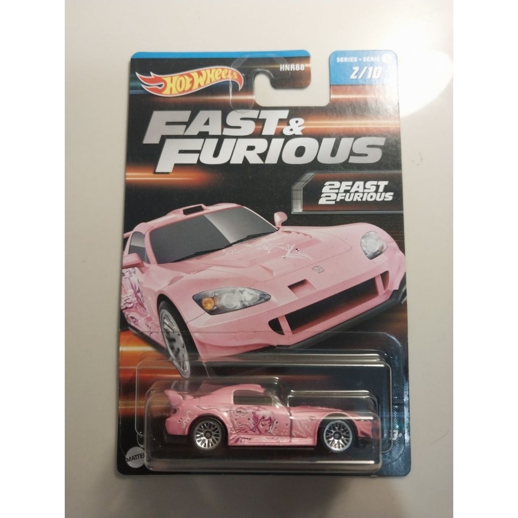 HOTWHEELS HONDA S2000 SUKI PINK WAFE 3 FAST FURIOUS