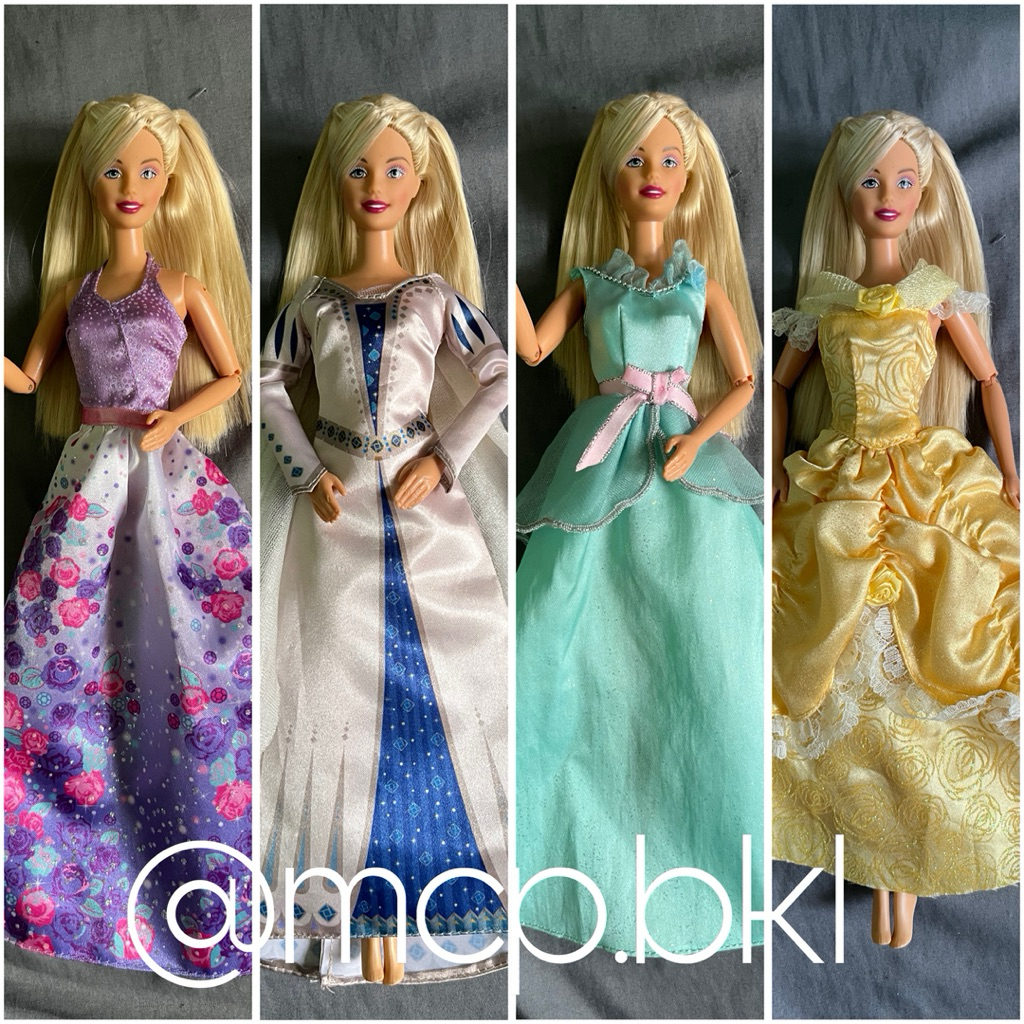 Barbie Gown Dress for MTM / Belly Button Body Preloved