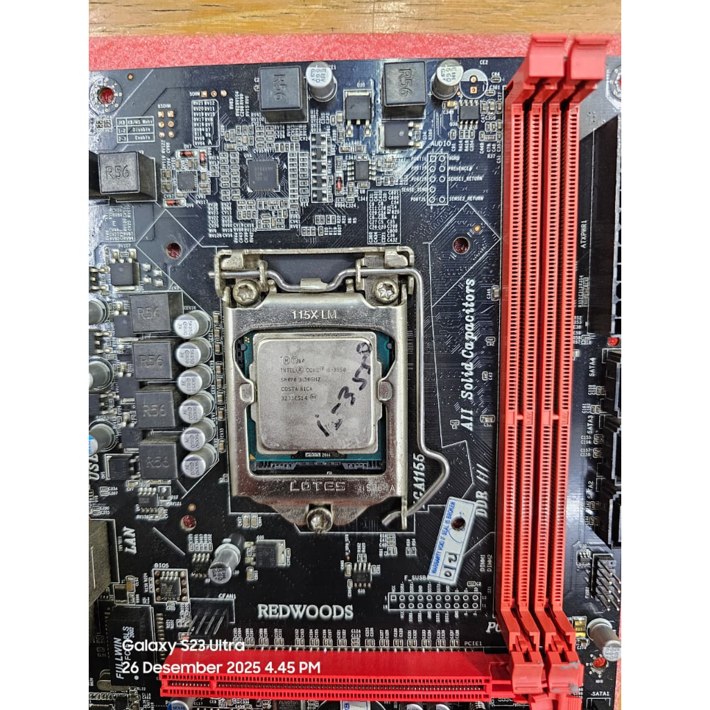 Paket Mobo H61 REDWOODS+Processor i5 3550 Second