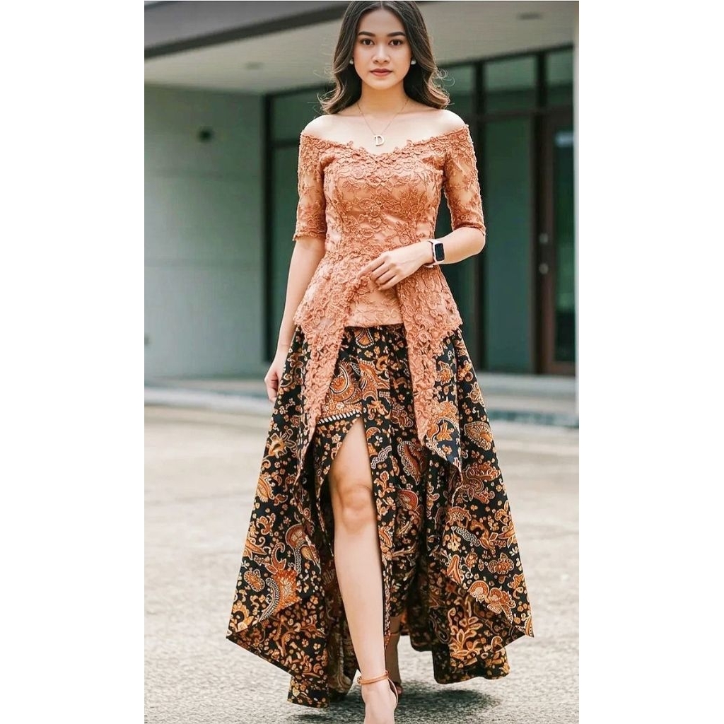 kebaya sabrina, Kebaya sabrina terbaru, jahit kebaya, jahit custom kebaya, kebaya cantik, kebaya