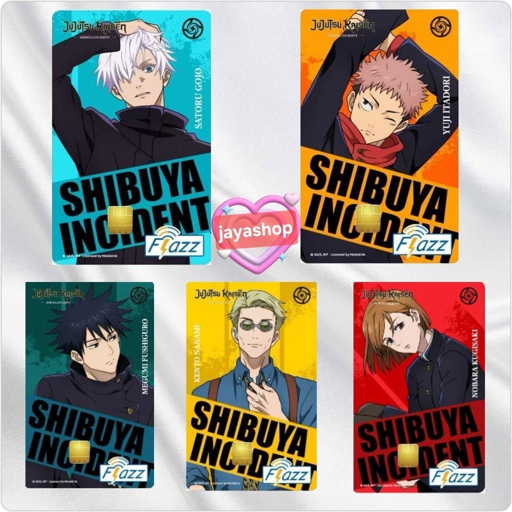 Kartu Flazz edisi Jujutsu Kaisen GEN 2