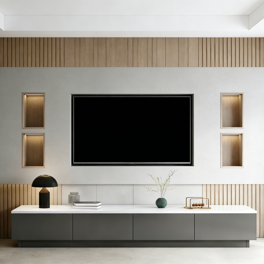 160cm&Abuabu Meja TV Mewah/Rak TV Estetis/Lemari TV/Meja TV Kayu/Meja TV Minimalis Modern/Bufet TV