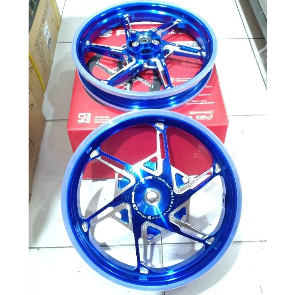 velg rcb CT600 mio sporty 160x185x14 / velag racing cnc RCB ct 600 mio smile/ mio soul karbu/ fino c