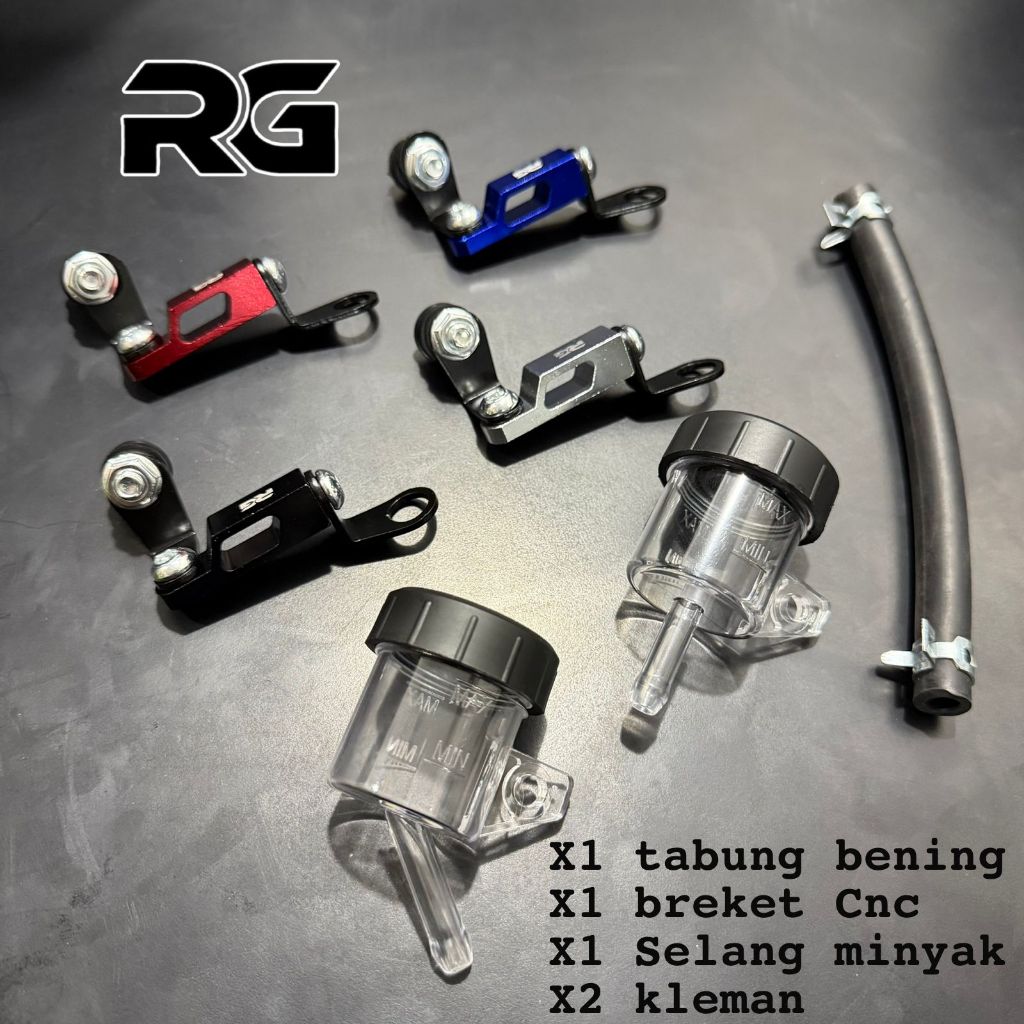 Master Rem Belakang Motor Vixion Jupiter MX  tabung minyak rem depan / belakang transparan bening cl
