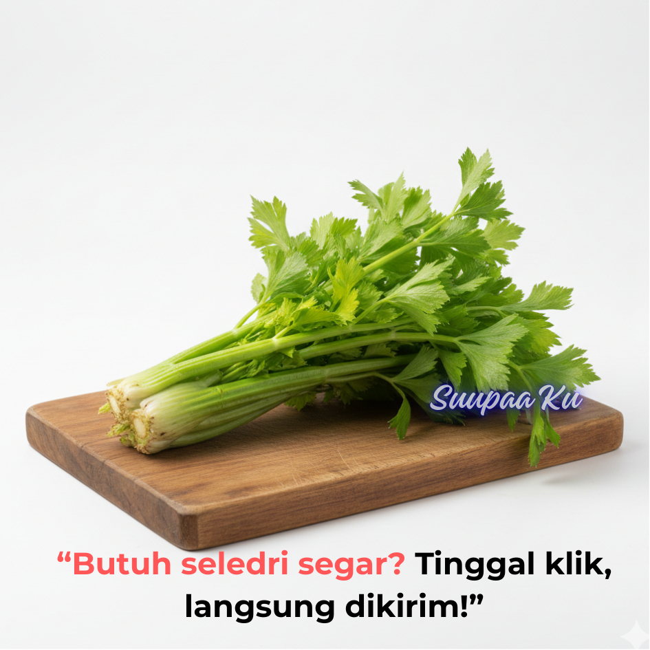 Kirim Instan Seledri Fresh Sayur Segar & Praktis Siap Masak
