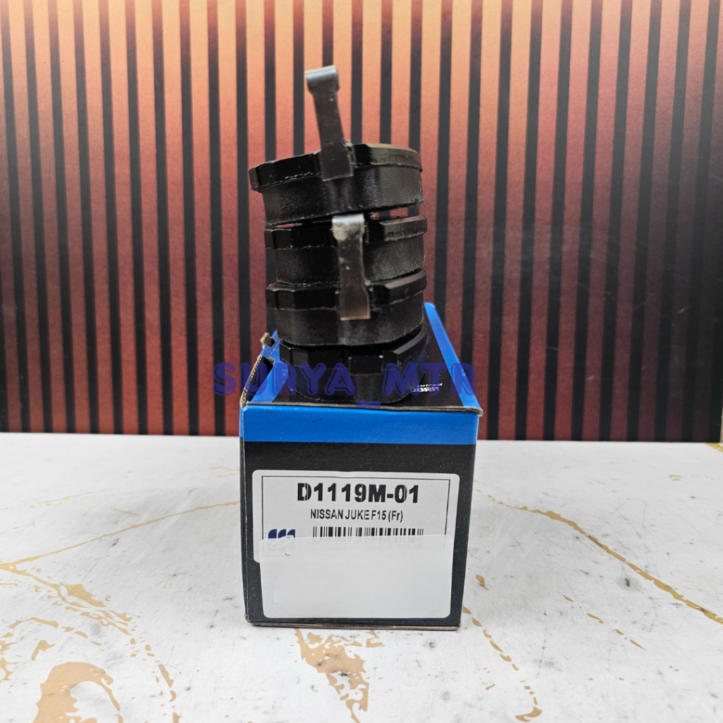 KAMPAS REM DEPAN BRAKE PAD NISSAN JUKE MK KASHIYAMA D1119M-01