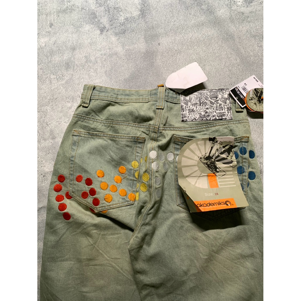 AKADEMIKS PANTS Y2K BAGGY NEW