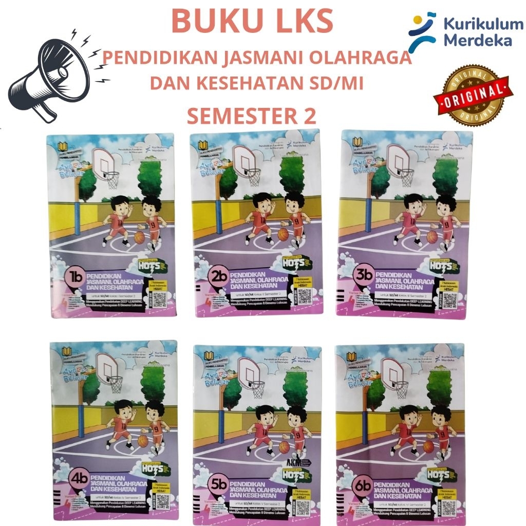 BUKU LKS SEKAR AYO BELAJAR PENDIDIKAN JASMANI OLAHRAGA DAN KESEHATAN SD/MI SEMESTER 2