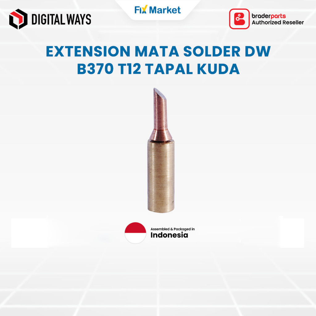 Digital Ways Extension Mata Solder DW B370 T12 Tapal Kuda