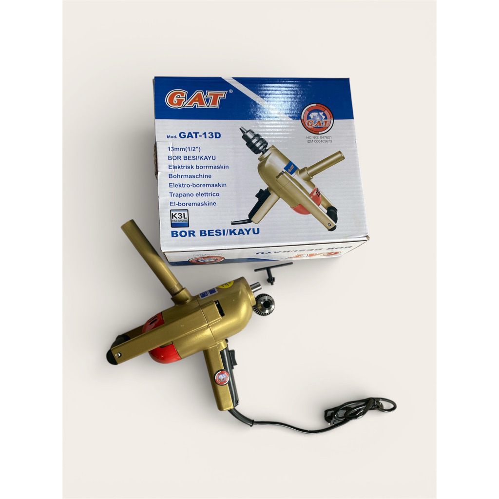 Gat-13D bor besi atau kayu