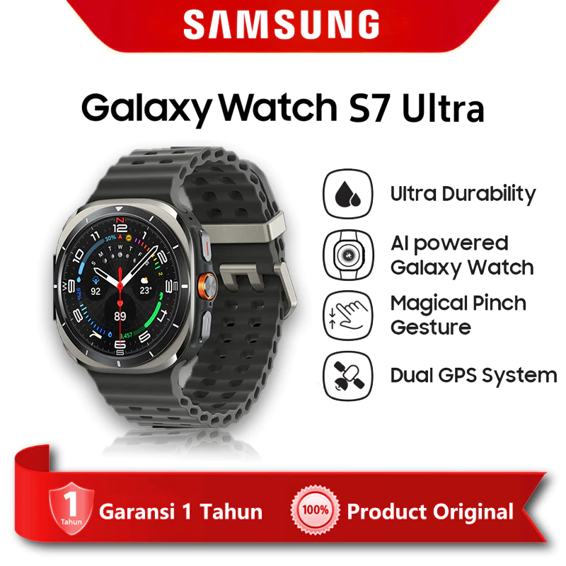 Smartwatch Samsung Galaxy Watch Ultra 47mm Jam Tangan Smartwatch Bluetooth Fitness Blood Pressure Ja