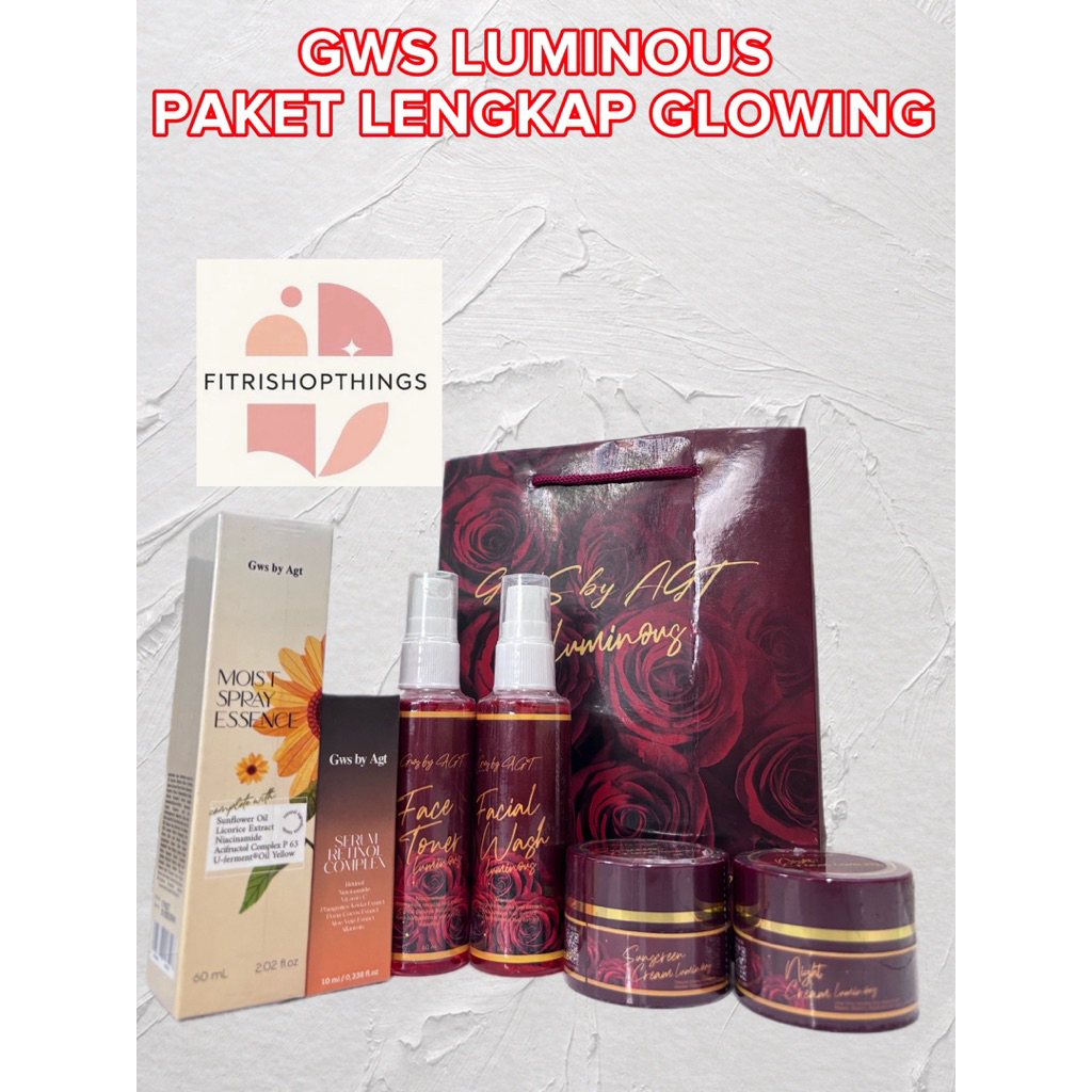 PAKET LENGKAP LICIN GLOWING GWS LUMINOUS