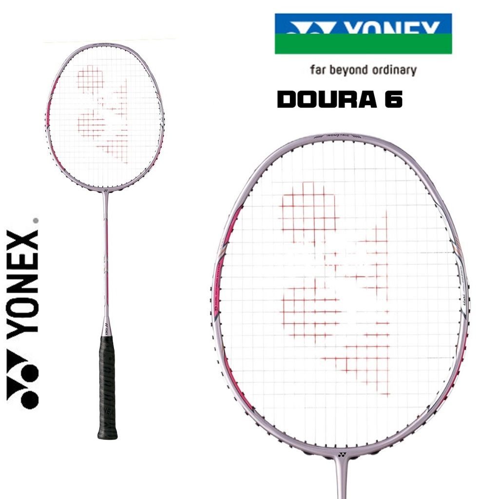 Bulu tangkis Racket Badminton  DUORA 6 Carbon cold dish 83g personal 4U 26 LBS made in Japan