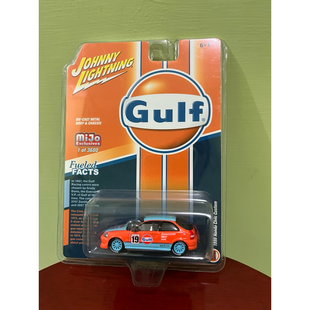 Johnny Lightning 1998 Honda Civic Custom Gulf