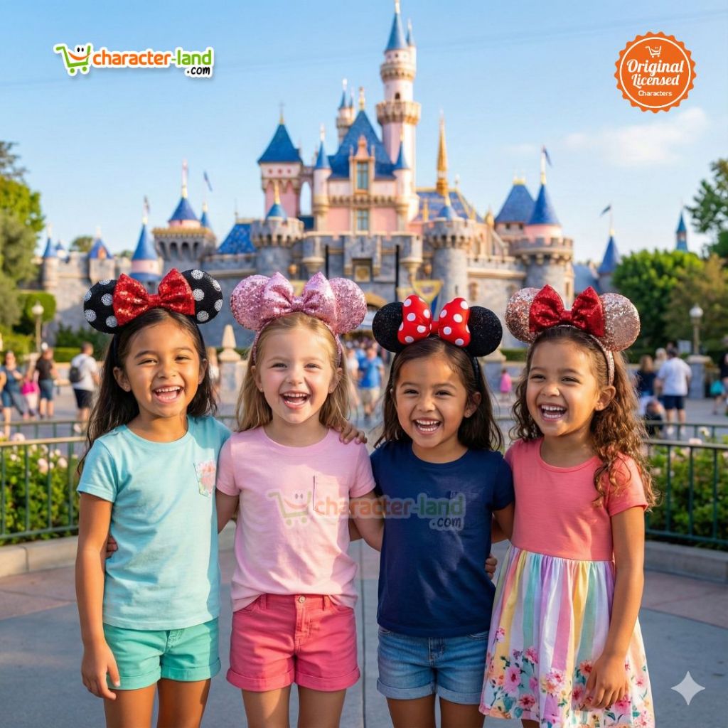 Bando Disney Minnie Mouse Original Licensed Headband Karakter Anak dan Dewasa