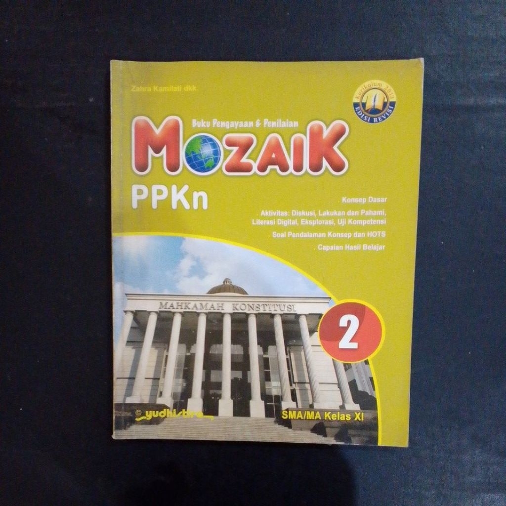 Mozaik PPKN 2 untuk SMA/MA Kelas 11 - Zahra Kamilati dkk