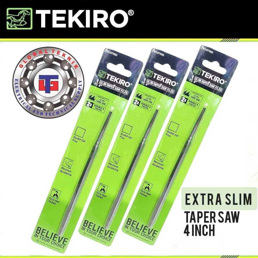 Tekiro Kikir Slim Gergaji Kayu 4" - Kihkir SlimGergaji Kayu 4" Tekiro