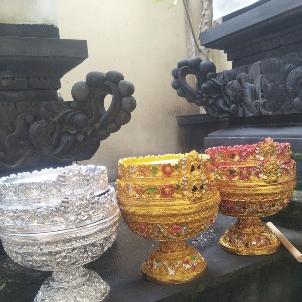 dulang fiber susun 2 motif dewi