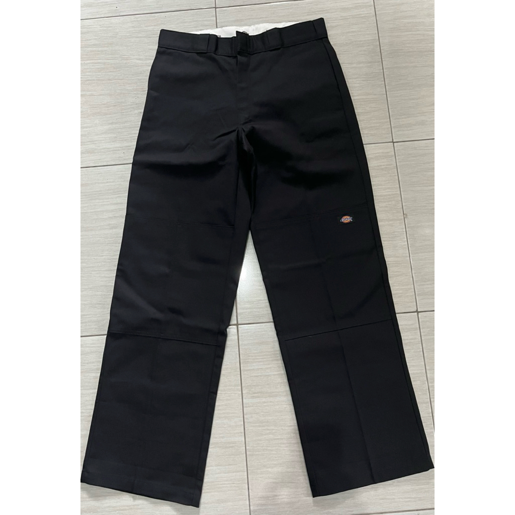 Dickies loose fit double knee new black
