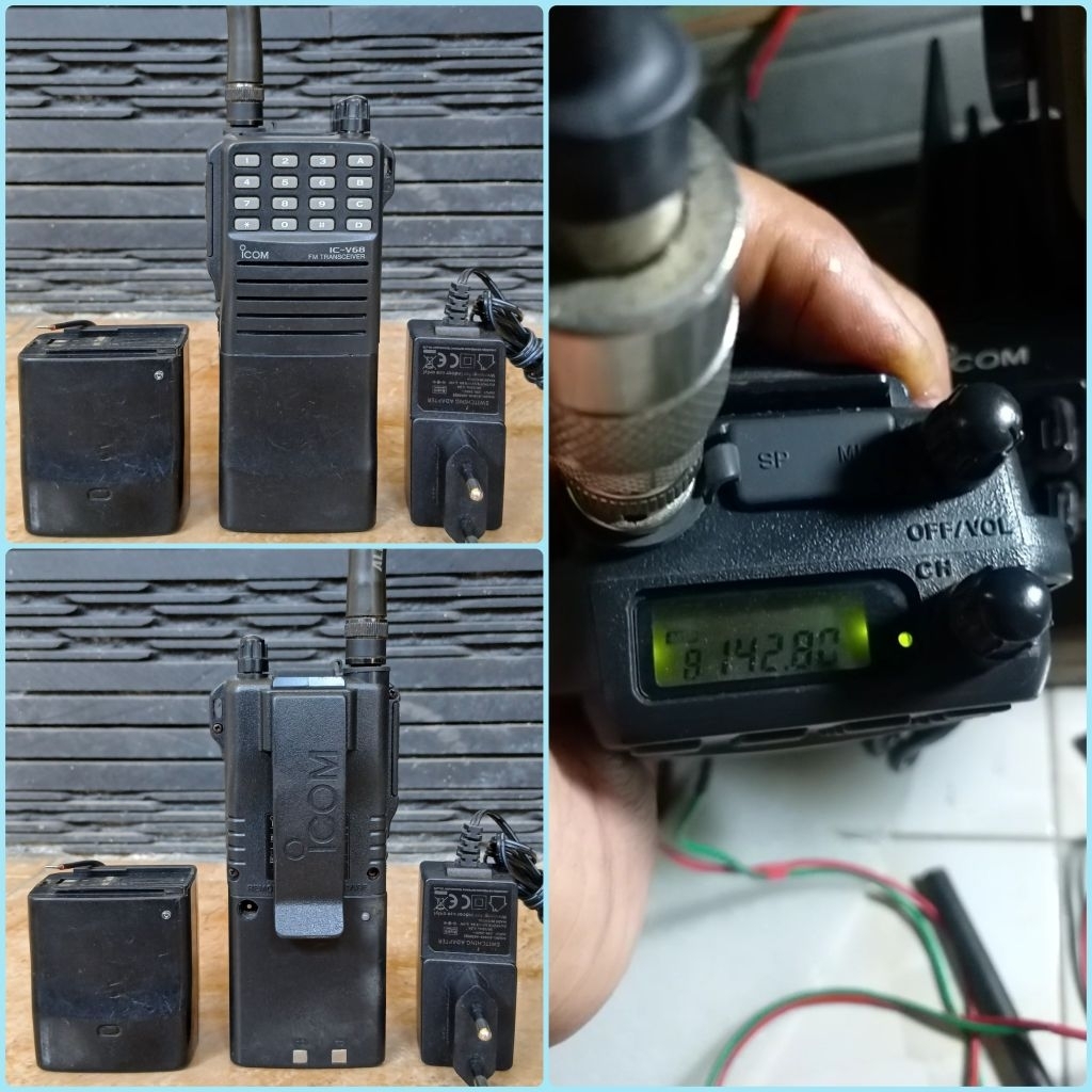 HT JADUL ICOM V68 VHF MULUS ORIGINAL JAPAN