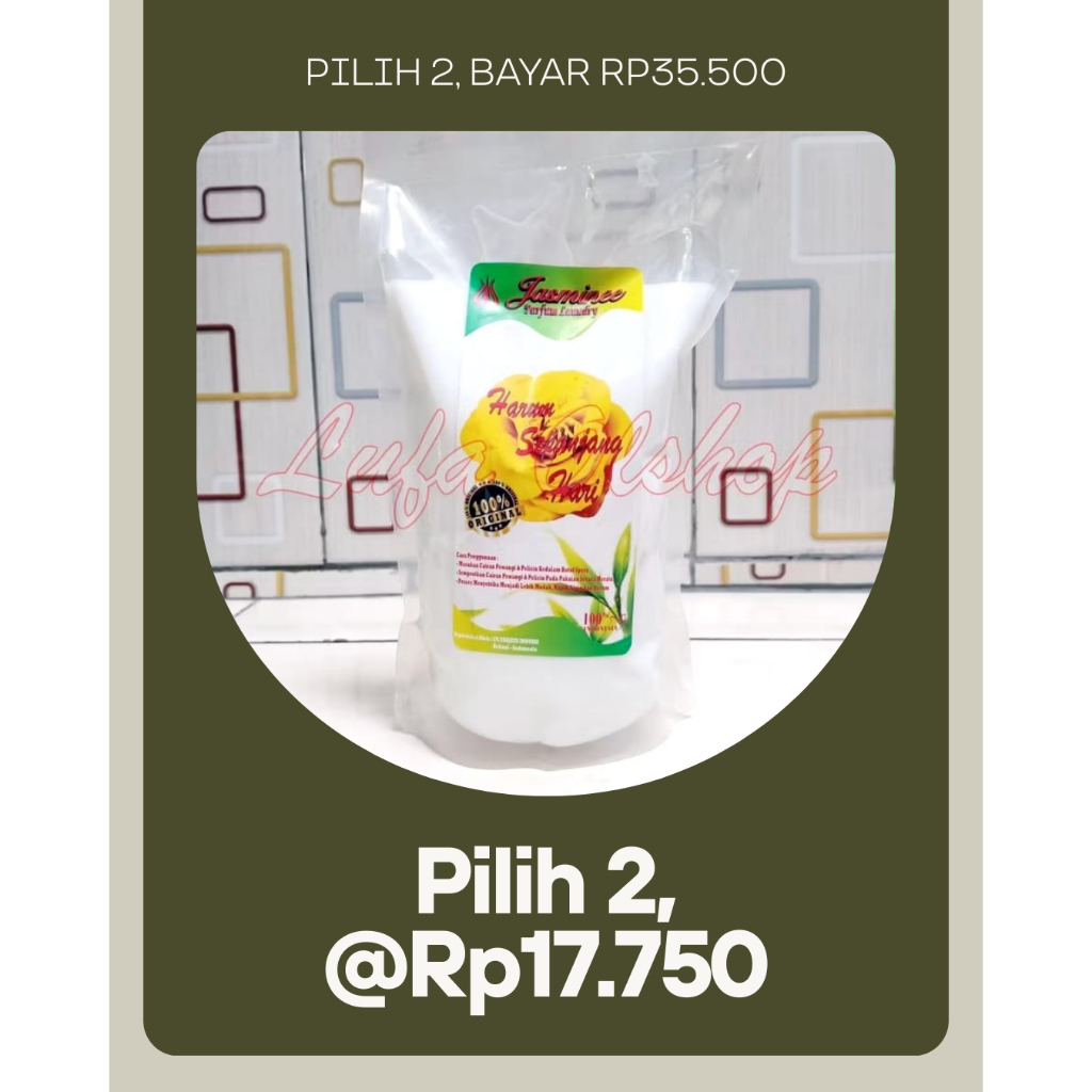 Pewangi Laundry Reffill Jasmine Kuning