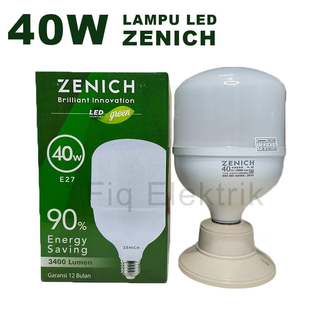 Lampu Led Zenich 40 Watt Lampu Zenich 40w Hemat Energi