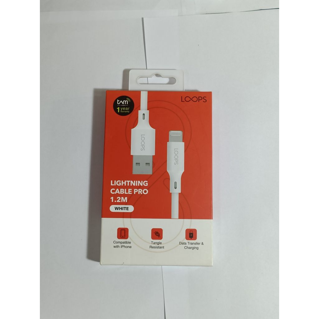 LOOPS LIGHTNING CABLE PRO 1.2M