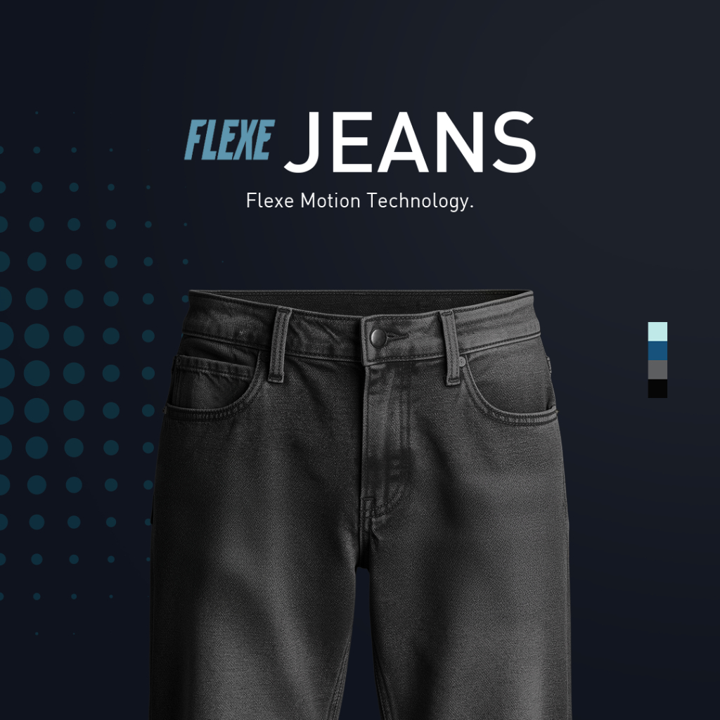 No Void Minds FLEXE Jeans Regular Fit | Ash