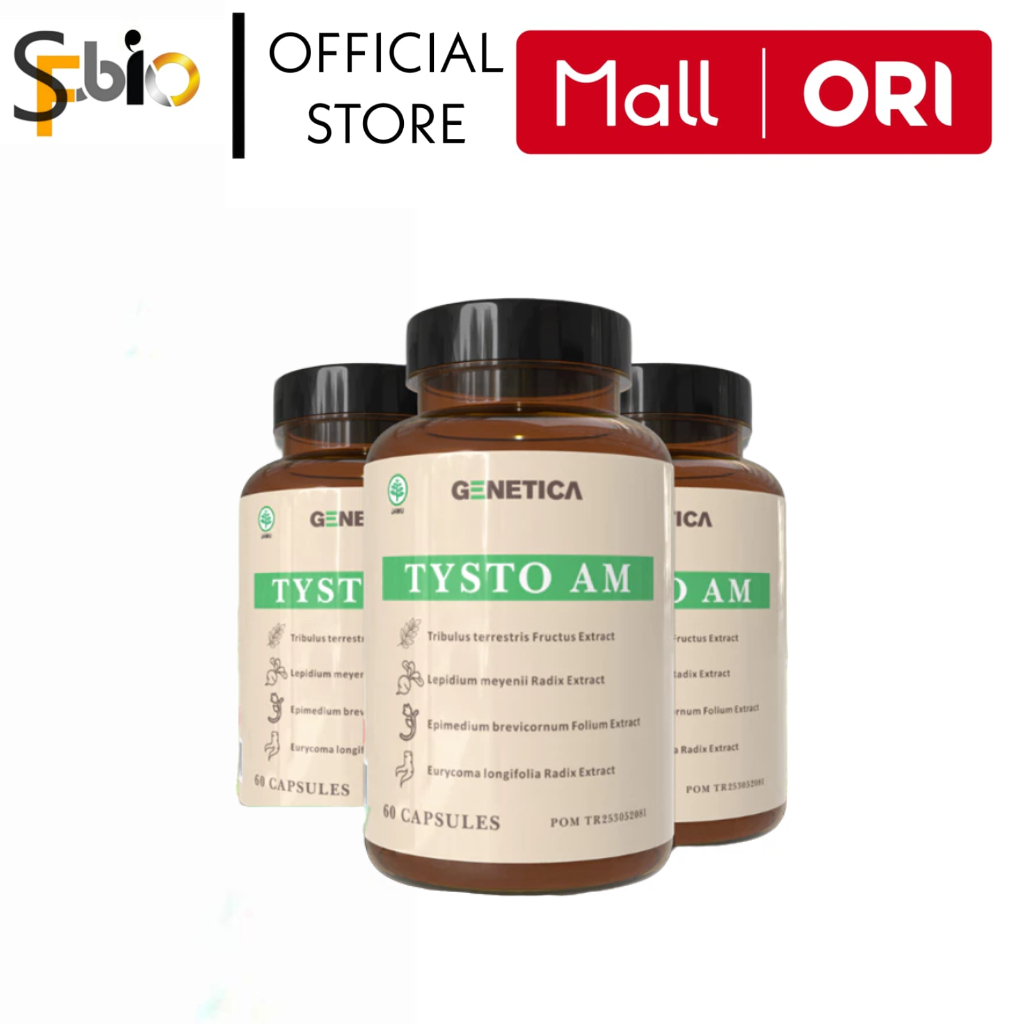 Genetica Tysto AM 60 Kapsul Suplemen Herbal Testobooster