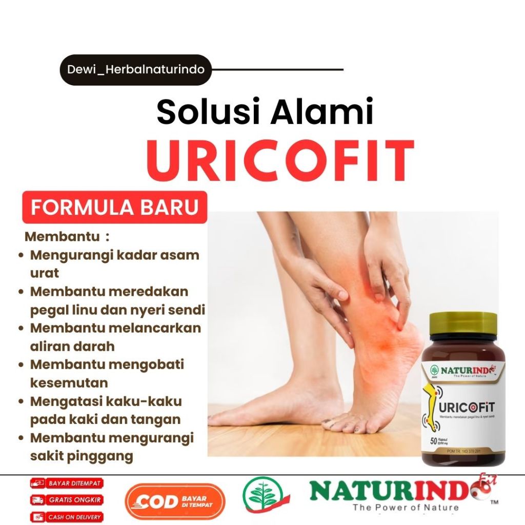 Asam Urat Tinggi Nyeri Sendi | Jamu Alami Asam Urat & Sendi | Bantu Mengurangi Asam Urat & Nyeri Per