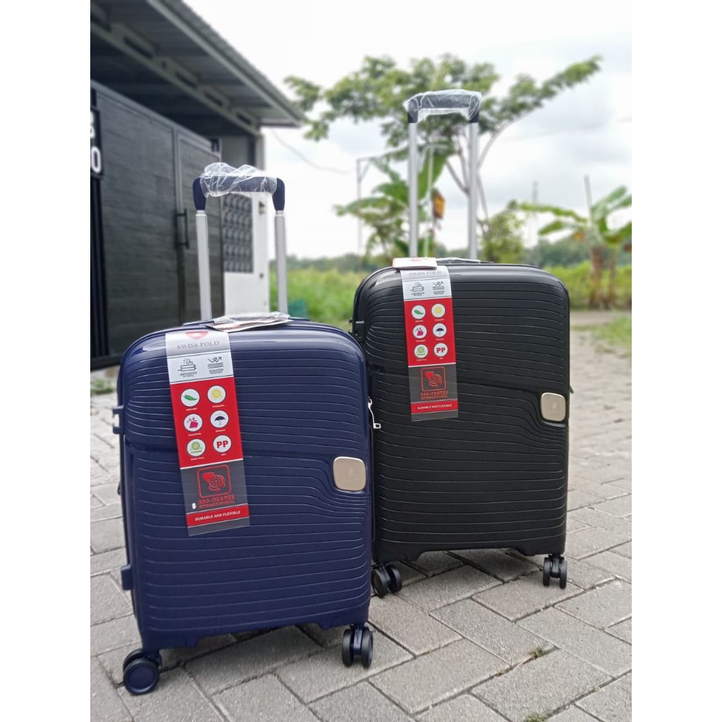 KOPER 20" SWISS POLO 98046 , 10129 ORIGINAL 100% POLYPROPYLENE DOUBLE ZIPPER