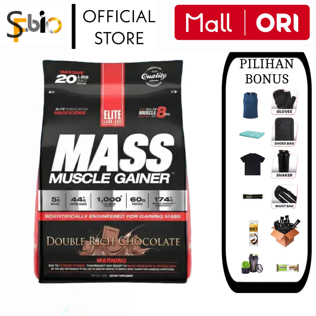 Elite Labs Mass Muscle Gainer 20 Lbs Weight Gainer 20 Lbs elite labs