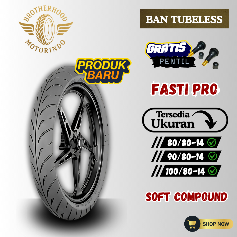 BAN IRC FASTI PRO TL COMPOUND (80/80-14 / 90/80-14) / 100/80-14) BAN TUBELESS  / BAN SOFT COMPOUND T