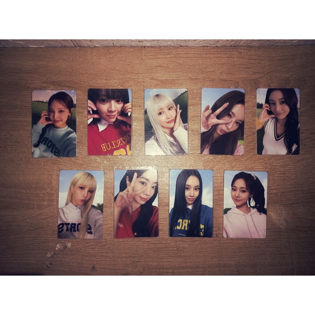 Set All Memb Official Photocard Nabati x Twice