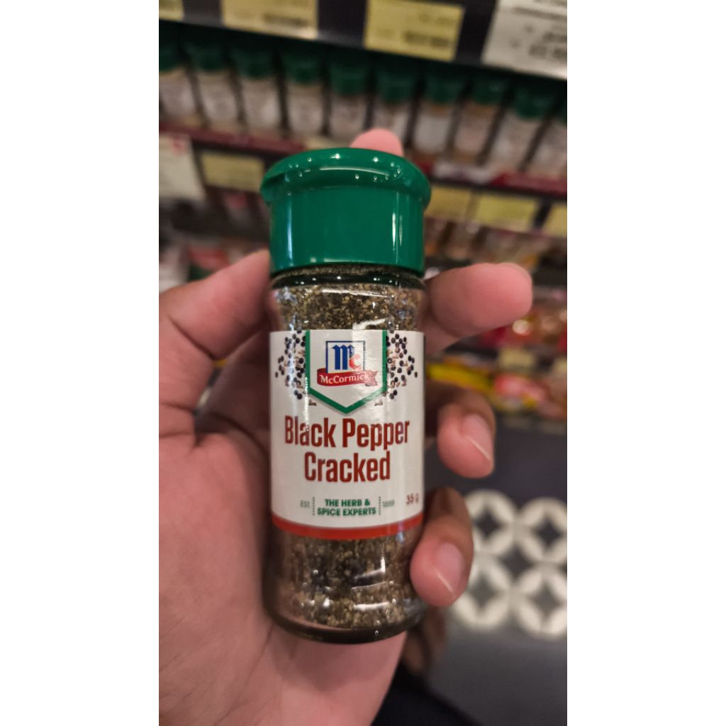 Mccormick black pepper cracked lada hitam bubuk kasar 35gram