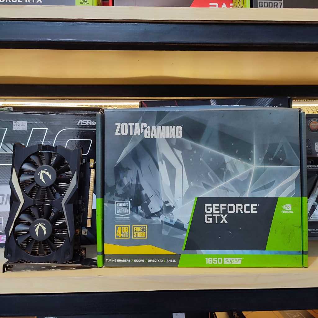 Vga Zotac GTX 1650 Super 4 Gb Gddr6 Fullset