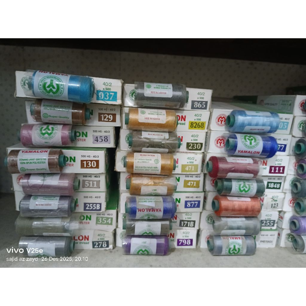 benang yamalon hitam 3000