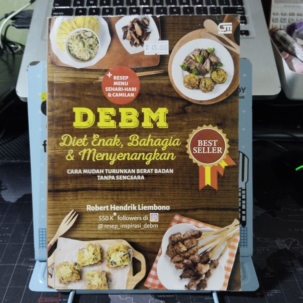 Buku DEBM Diet Enak, Bahagia & Menyenangkan