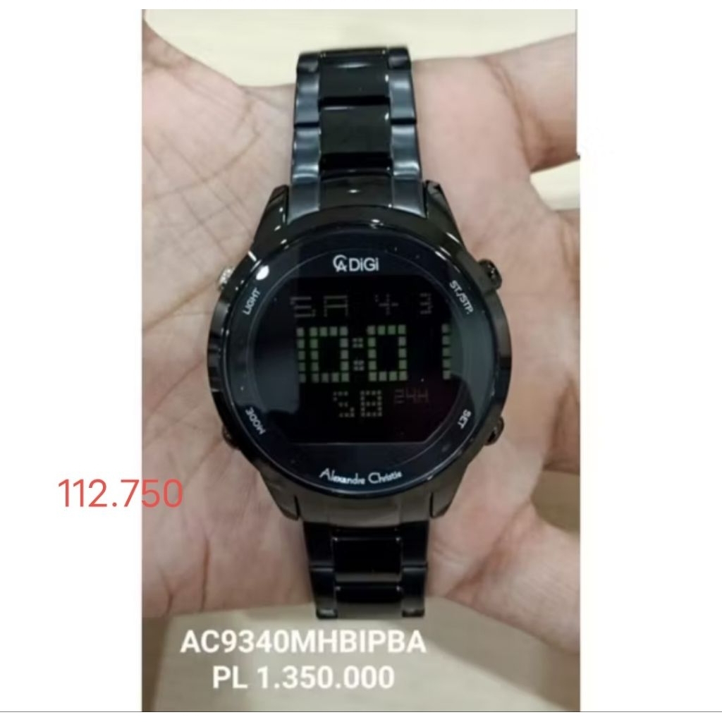 JAM TANGAN AC 9340 DIGITAL ORIGINAL RANTAI 1401