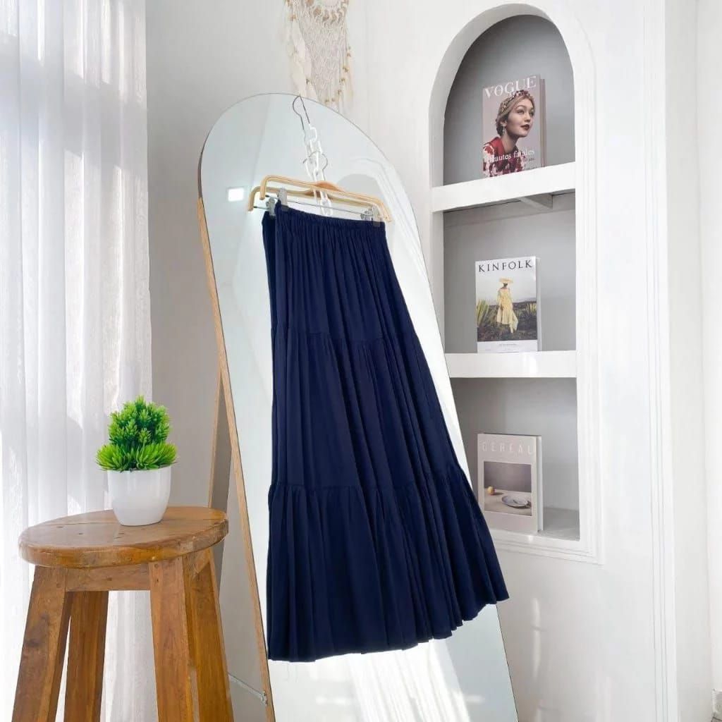 KANZHA skirt japan korean style | rok korea | rok susun | rok rayon premium
