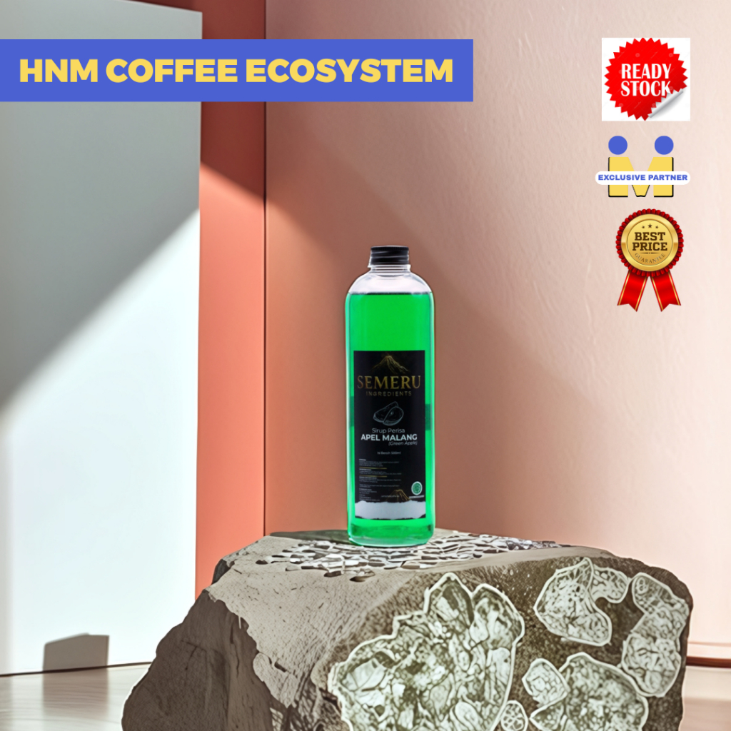 Sirup Apel Malang 500ml Semeru | Solusi Penambah Cuan | Ukuran Pas Bebas Resiko | HnM Coffee Ecosyst