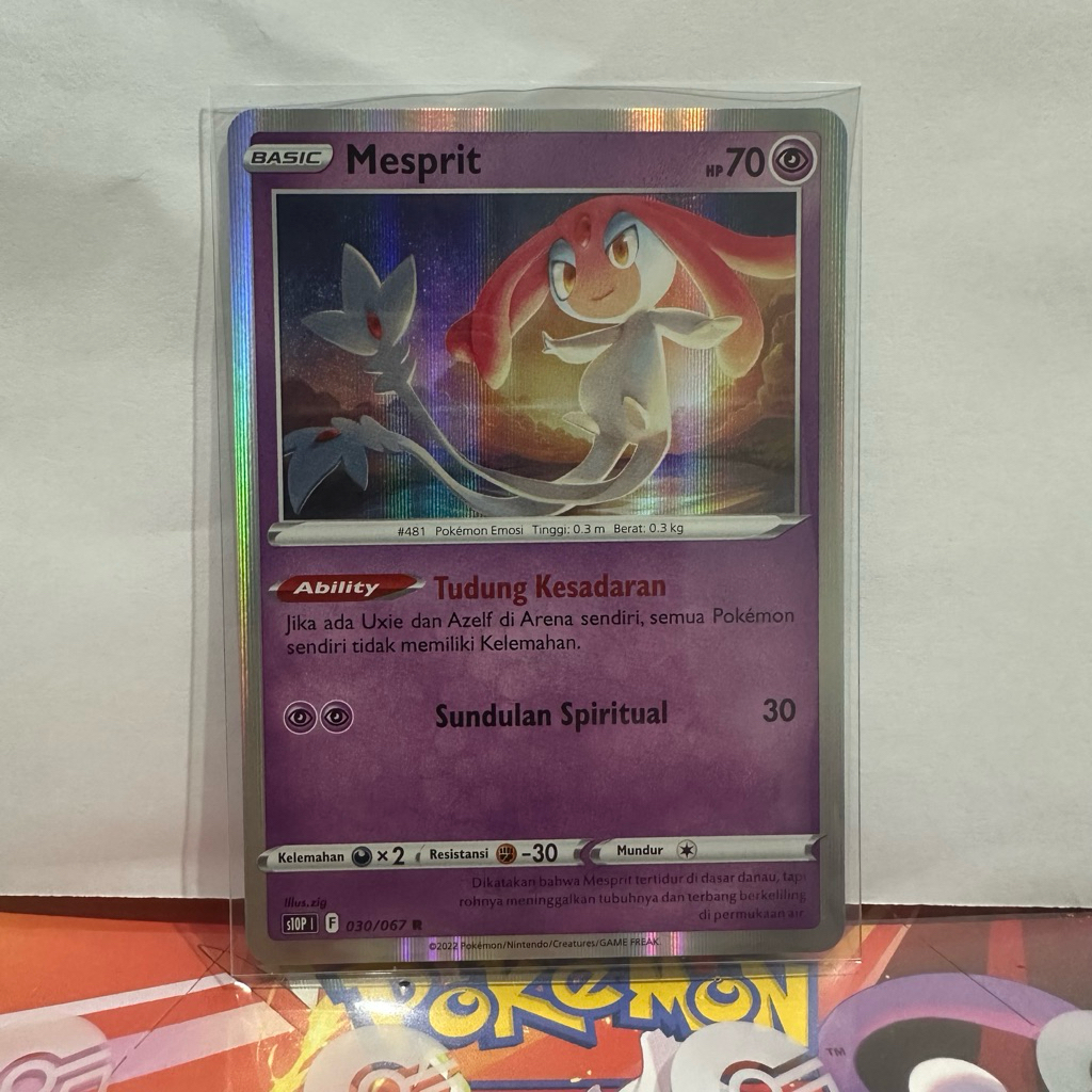 Kartu Pokemon TCG - Mesprit R S10P