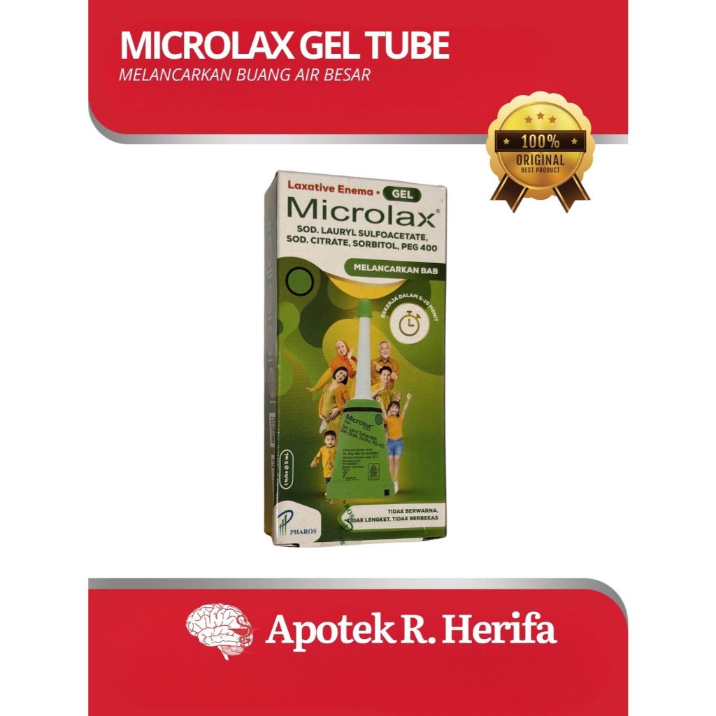 Microlax Gel 5ml Atasi Sembelit Dewasa Anak