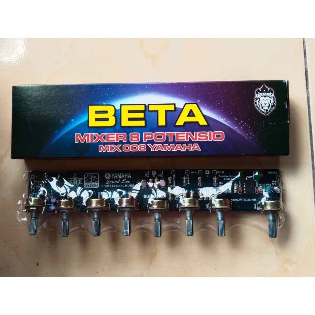 Kit mixer 8 potensio YAMAHA SOUND LIVE Profesional BETA By BME.